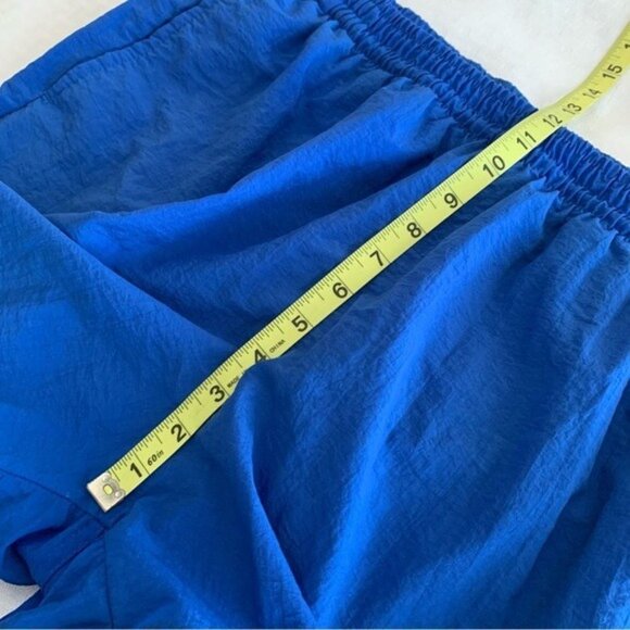 Guy Harvey Swim Trunks Mens medium Elastic waist with drawcord Blue Pockets Logo - Picture 9 of 10
